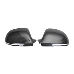 A4 B8 Real Carbon Fiber Side Mirror Covers For Audi Stick On Wing Mrror Cover 2009-2011