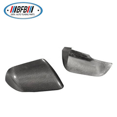 For 2015+ Ford Mustang US Standard Add On style Dry Carbon Rear View Mirror Cover with light cutting Space Shell housing Trim