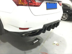 Carbon Fiber Rear Diffuser Lip Spoiler for Lexus GSF GS350 F Sport Sedan 2012 - 2015