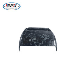 100% Real Carbon Fiber Rear Seat Air Vent Cover - For Tesla New Model 3 Y - Forged Pattern Type-C Port