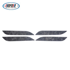 100% Real Carbon Fiber Forged Door Handle Sticker - For Tesla Model S - Exterior Door Handle Modification Accessories Decoration