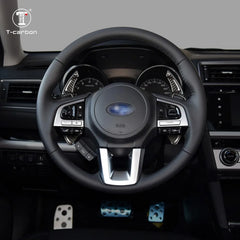 T-carbon Carbon Fiber Steering Wheel Extension Paddle Shift For Subaru Forester SJ BRZ XV Outback Legacy For Toyota GT86 FR-S