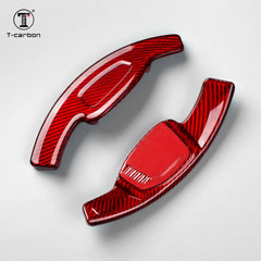 T-carbon Paddle Shift For Audi RS Series RS4 RS5 RS7 Carbon Fiber Steering Wheel Paddle Shifter Gear Accessories