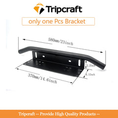 Tripcraft 23" Number Plate Holder Rampe Led 4x4 12V 24V Light Bar For OffRoad SUV Truck ATV4WD Auto Car Fog Lights Mount Bracket