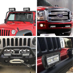 Tripcraft 3 Rows LED Bar 15“ 15inch Tri-ROWS LED Lights Bar 300w Work Light for Car Boat OffRoad 4x4 Truck SUV ATV Driving 12V