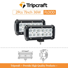 Tripcraft 3row/4row 4/7/15/17/20in LED Light Bar combo led work light IP67 for Car Tractor Boat OffRoad 4x4 Truck SUV ATV 12v24v