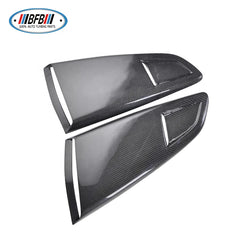 For Ford Mustang 2015-2017 Carbon Fiber Exterior Window trim  Car Rear Side Window shutter Trims Vents