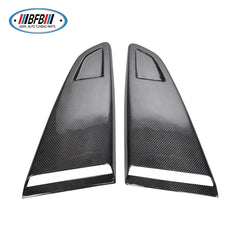 For Ford Mustang 2015-2017 Carbon Fiber Exterior Window trim  Car Rear Side Window shutter Trims Vents